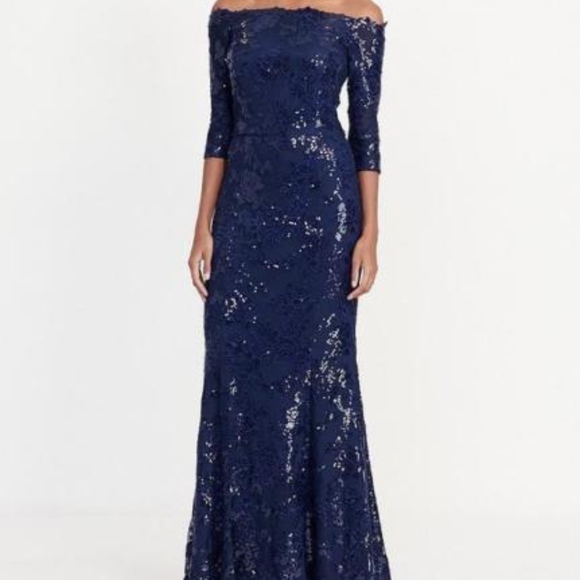 ralph lauren off the shoulder dress